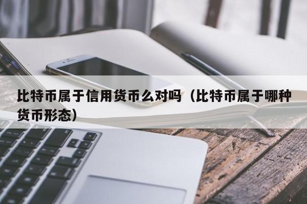 比特币属于信用货币么对吗(比特币属于哪种货币形态)