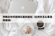 判断比特币回调位置的指标（比特币怎么看涨跌规律）